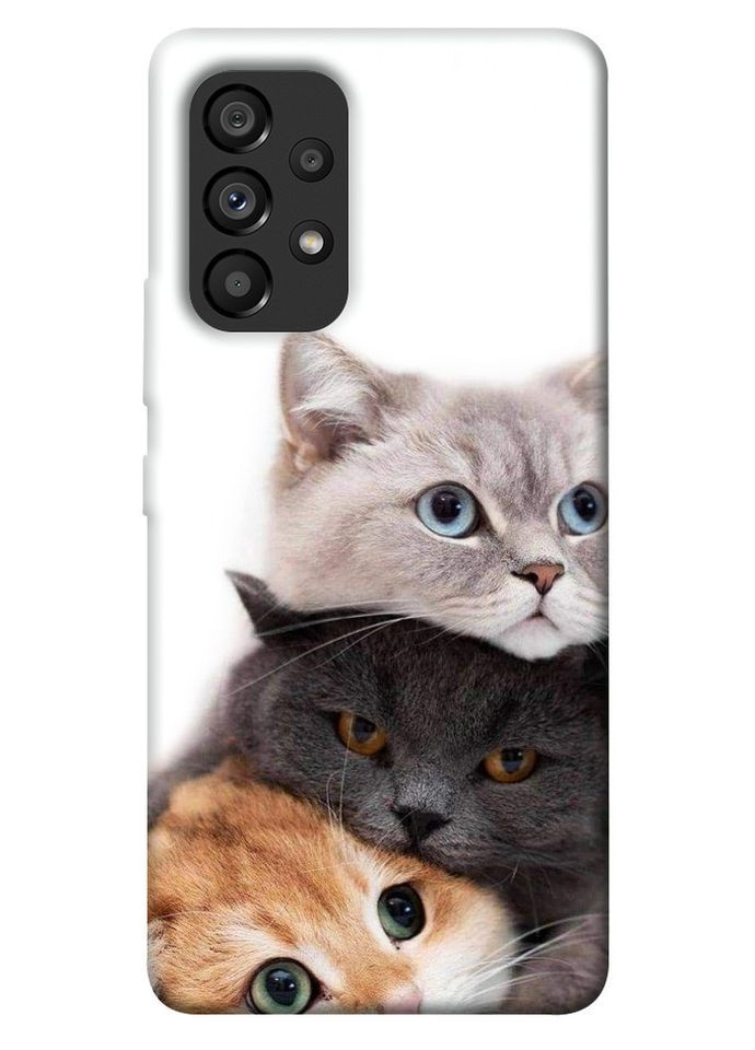 Чохол з принтом для Samsung Galaxy A53 5G / для самсунг-галаксі А53 Три коти No Brand (339063447)