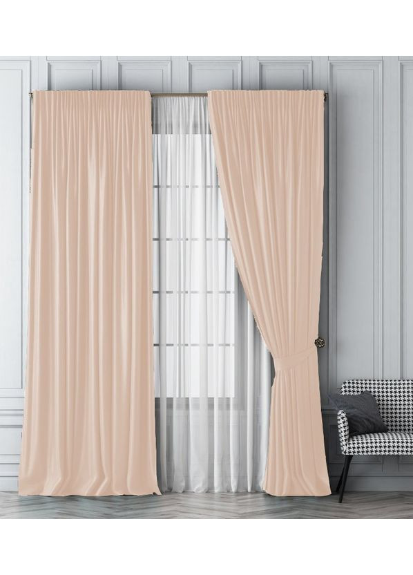 Комплект Штор Софт Блекаут крем 2 шт 300х260 No Brand (353832721)