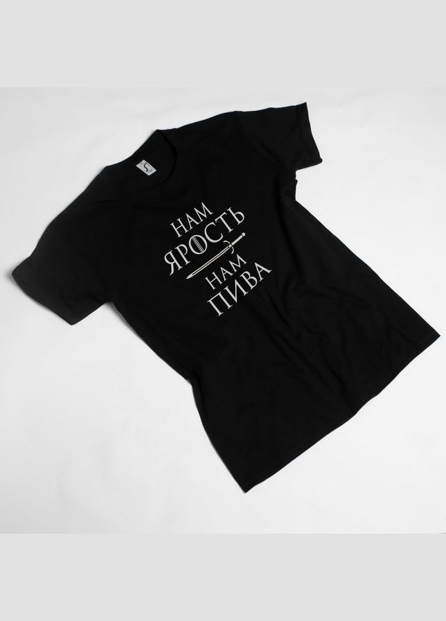 Чорна футболка got "нам ярость" чоловіча чорна (bd-f-09) BeriDari