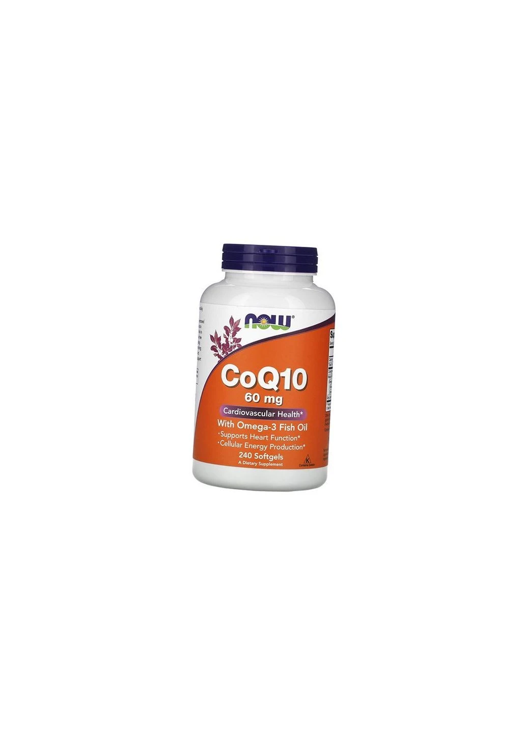 Коэнзим Q10 и Рыбий Жир, CoQ10 60 with Omega 3, 240гелкапс (70128026) Now Foods (322723178)