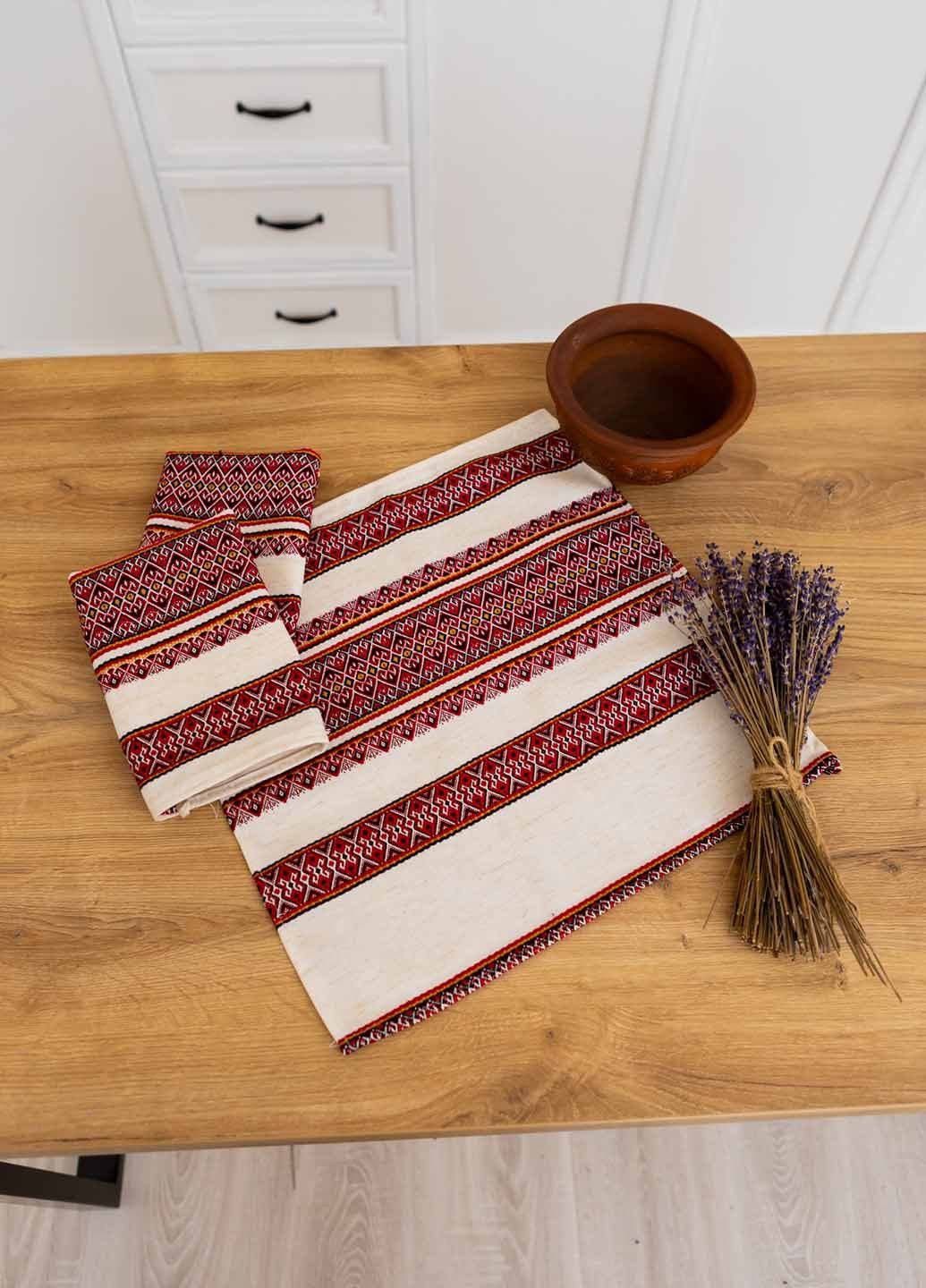 Салфетка вышитая с украинским орнаментом 37х37см (мст3137) Homedec - (322289138)