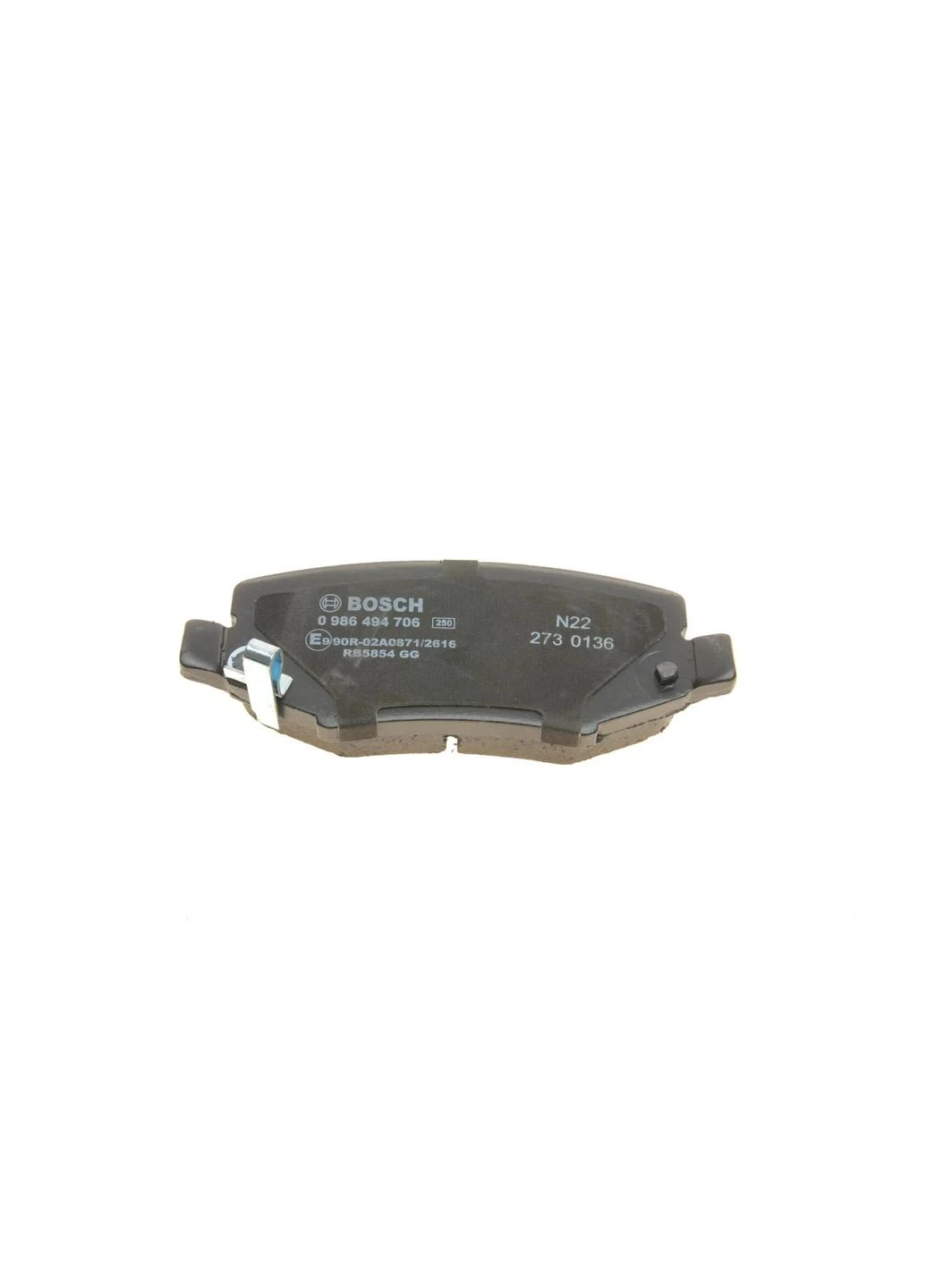 Колодки тормозные (задние) Jeep Cherokee 08-/Compass 06-/Wrangler 07-/Dodge Nitro 06-12 0 986 494 706 UA63 Bosch (339628771)