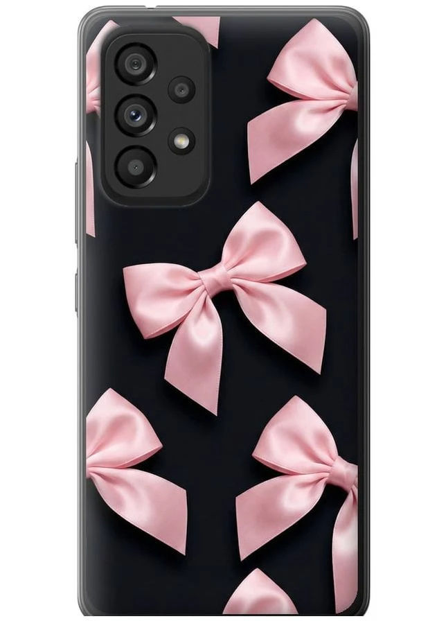 Силіконовий чохол 'Coquette Ribbons Dark Coquette' для Endorphone Samsung Galaxy A53 A536E (400766862)