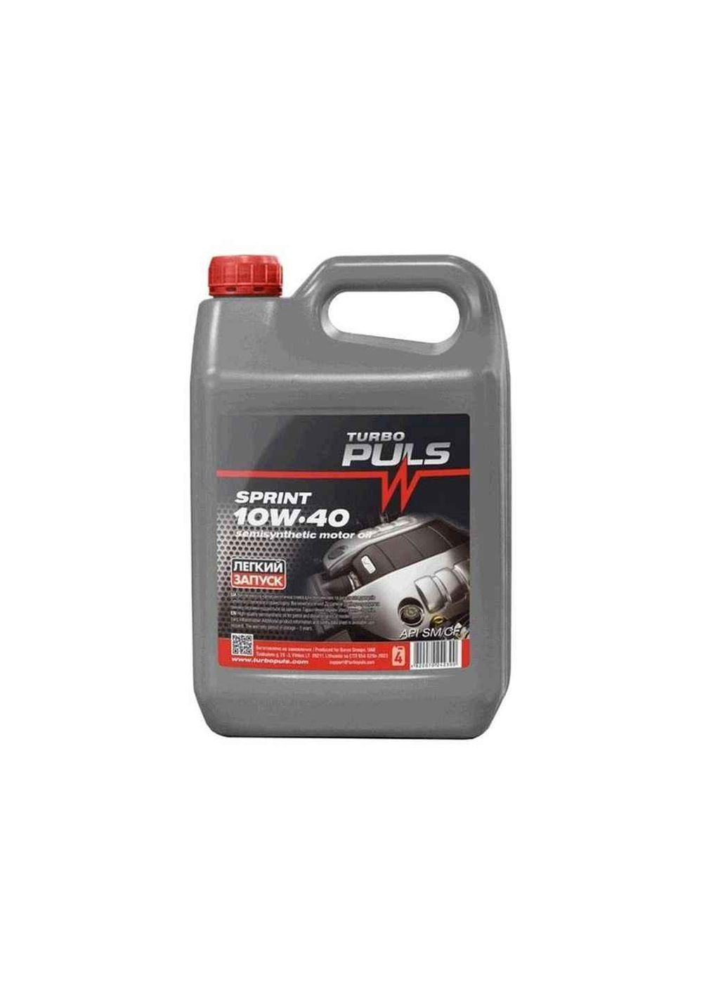 Масло моторное полусинтетическое SPRINT API SL/CF 10W-40 3,6л ТМ Turbo Puls (361893541)