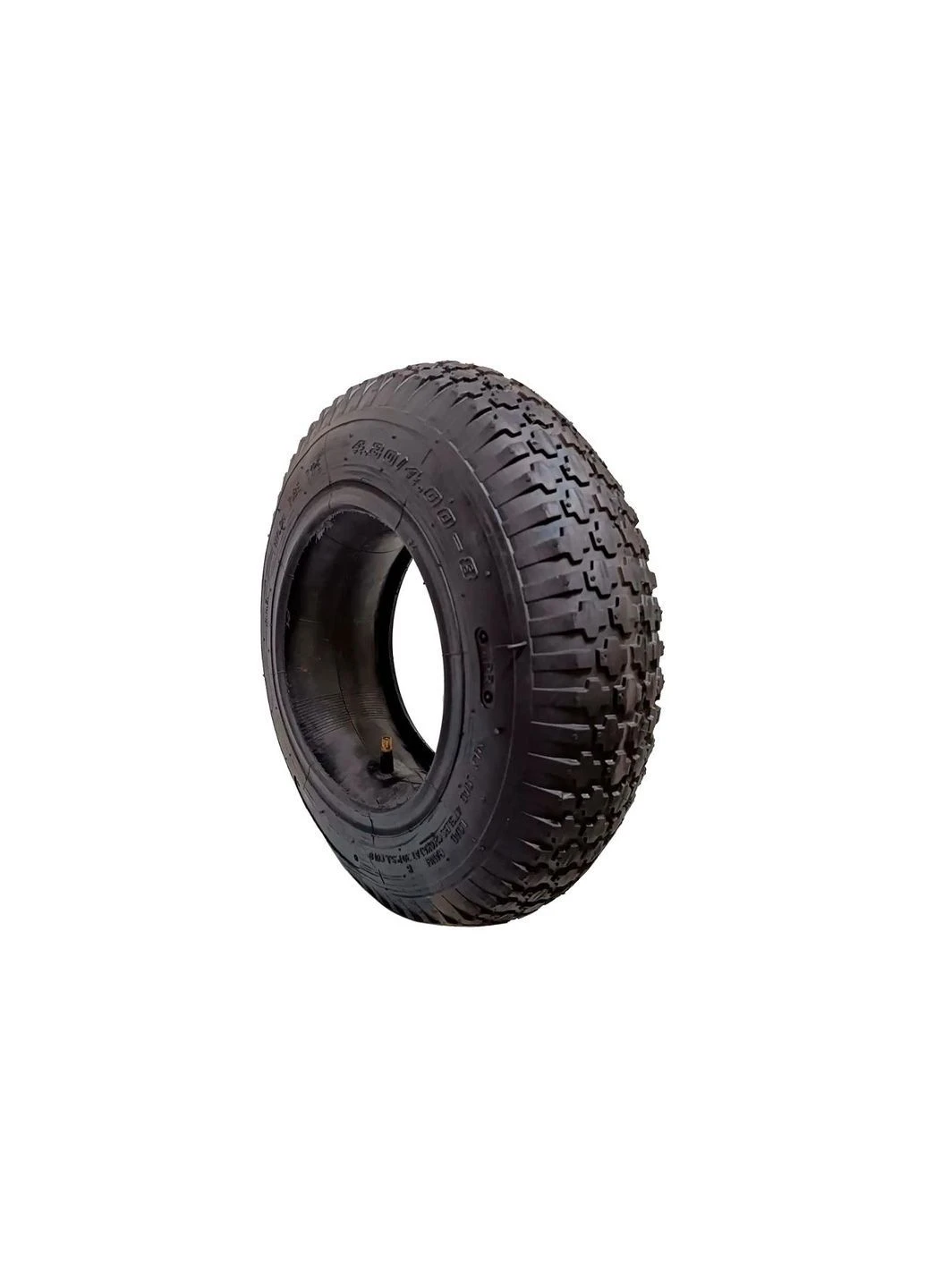 Покрышка с камерой для садовой строительной тачки Englebert 3.50-8 4PR ромб ALAN (386753043)