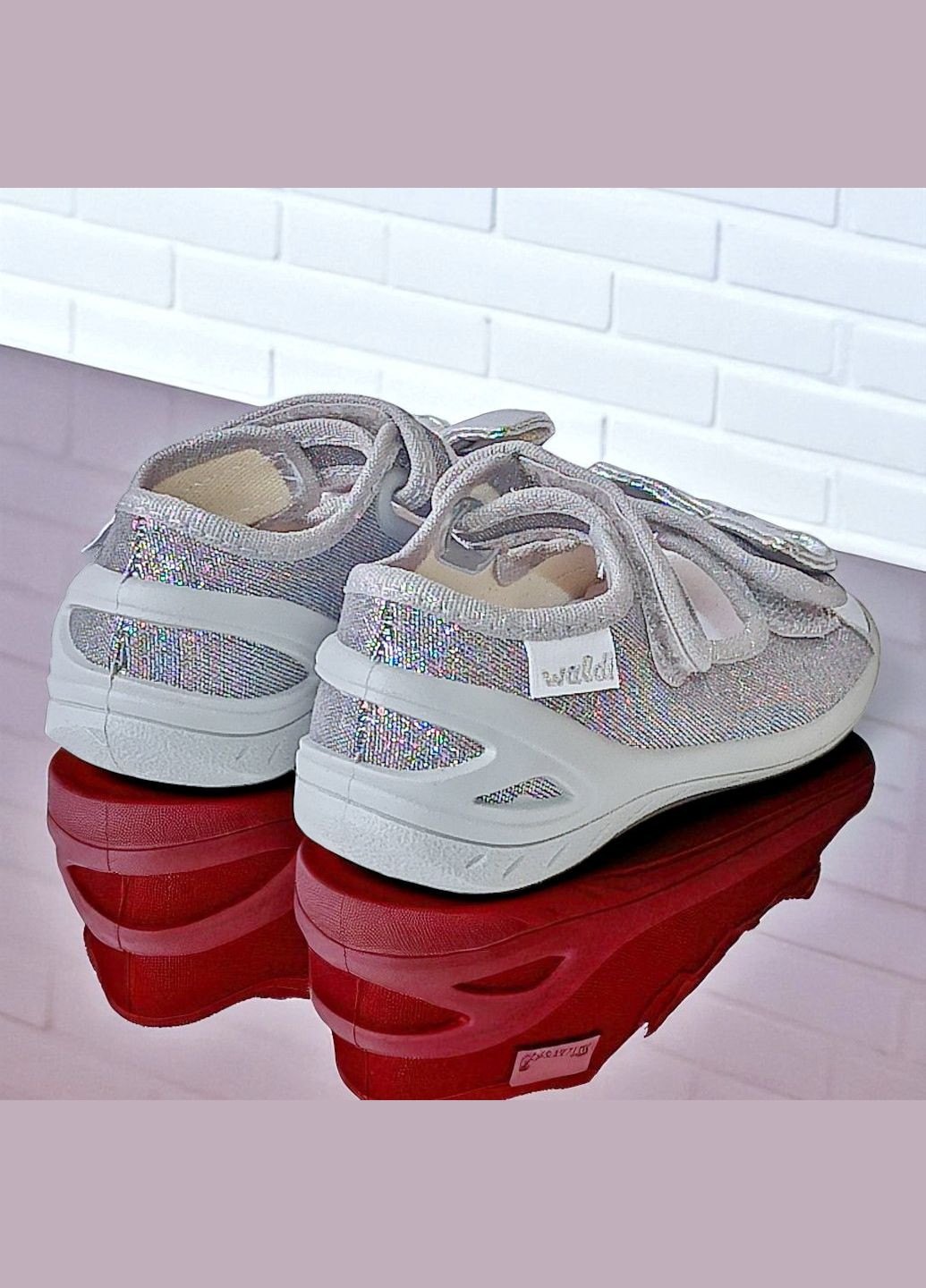 Ортопедичні відкриті тапочки капчики текстильні босоніжки на липучках валді єва Waldi (345647873)