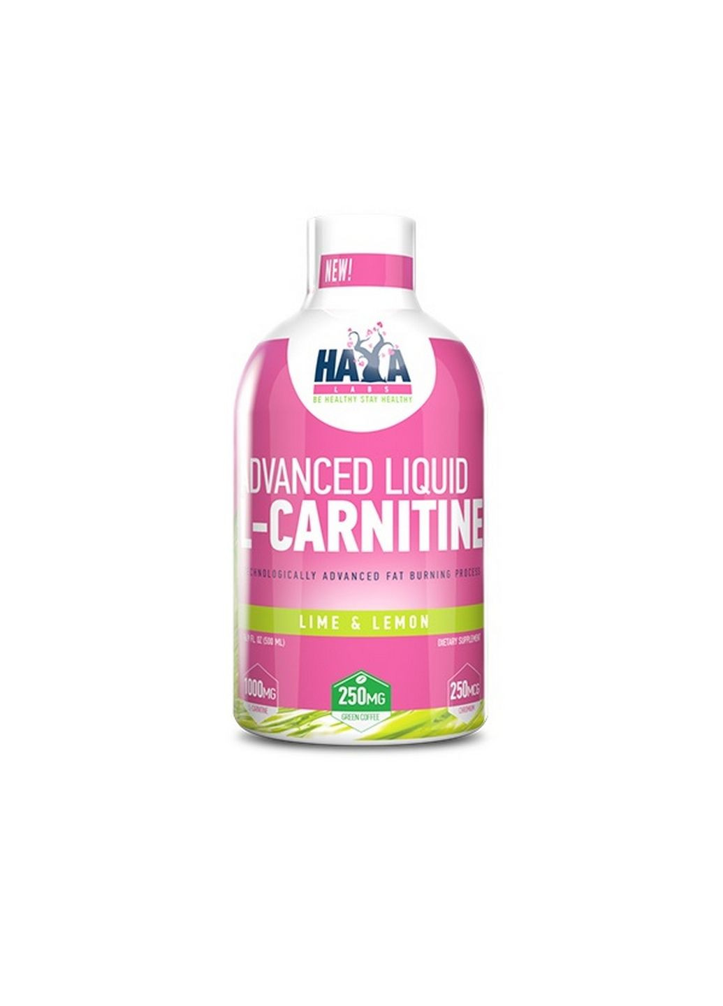 Жироспалювач Advanced Liquid L-Carnitine 1000 mg, 500 мл Лайм-лимон Haya Labs (293422059)