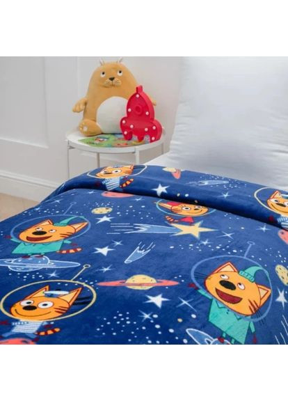 Плед флісовий Космічні котики 8193 150х200 см Love You (364501597)