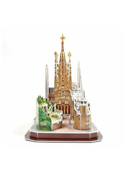 Пазл Cubic Fun Трехмерная головоломка-конструктор City Line Barcelona (MC256h) CubicFun Тривимірна головоломка-конструктор City Line Barce (366157808)