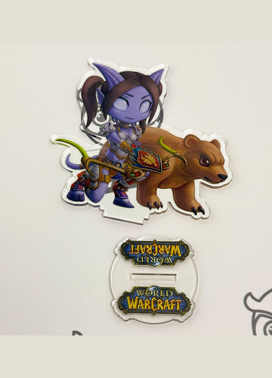 Акрилова колекційна фігурка World of Warcraft Чібі Chibi Нічна ельфійка 1 10 см No Brand (339618215)