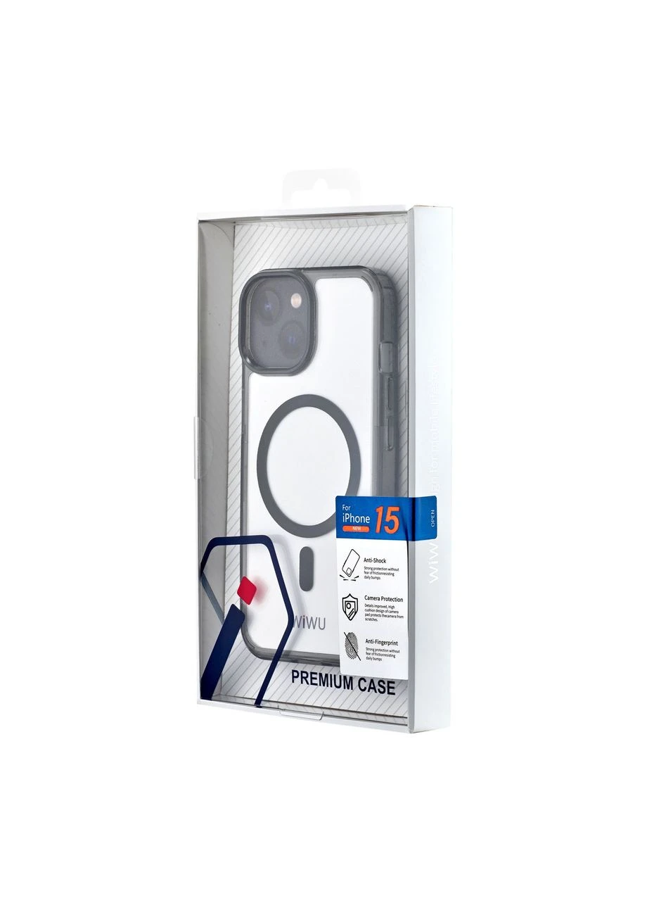 Чехол силикон MagSafe противоударный для iPhone 15 WIWU (370167311)