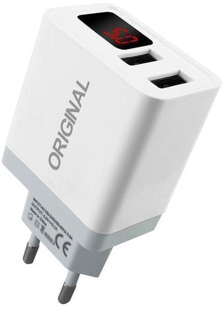 Сетевое зарядное устройство USB с измерителем тока WС-350 XoKo (364769281)