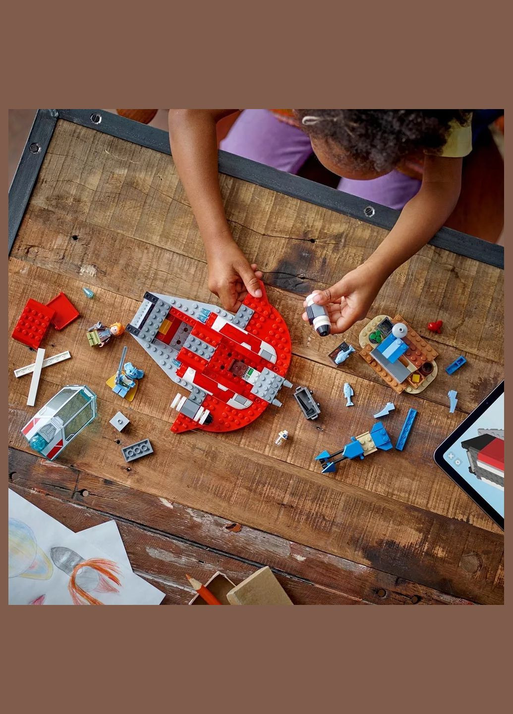 Конструктор Star Wars Багряний вогняний яструб (75384) Lego (333253014)