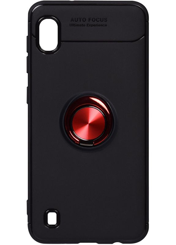 Чехол-накладка Car Magnetic Ring TPU Case Samsung Galaxy A10 Black/Red Toto (301781874)