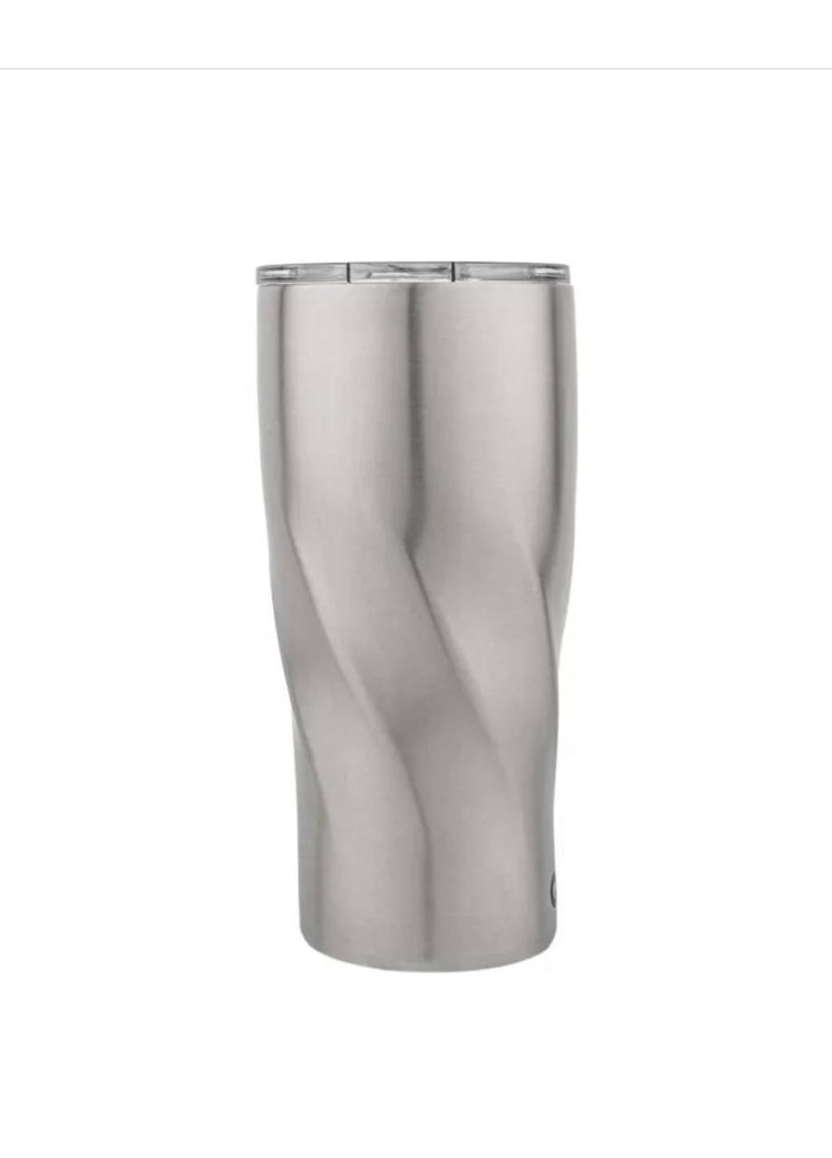 Термокружка GT-108 з нержавіючої сталі подвійна ізоляція 590 мл Сірий кристал Gusto (362666723)
