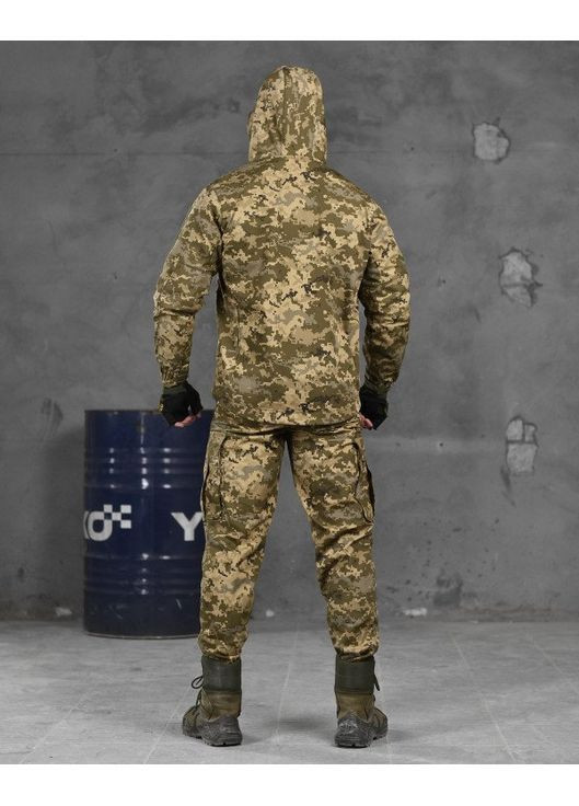 Тактический мужской демисезонный костюм 3 в 1 Рип-стоп пиксель No Brand