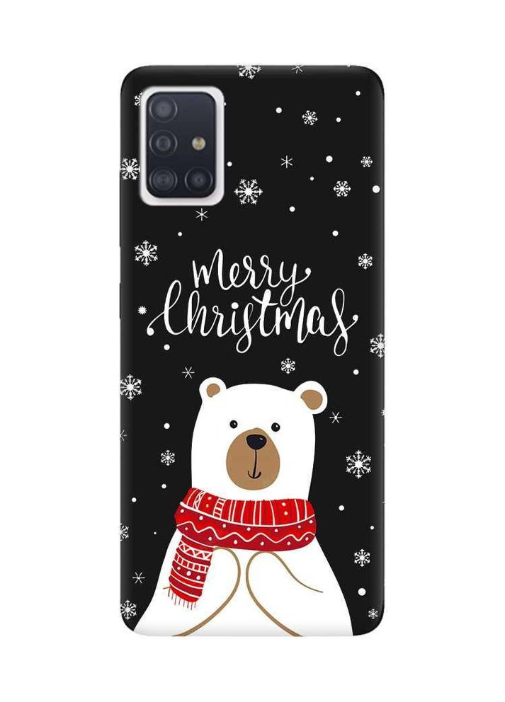Матовый чехол на Samsung Galaxy A51 Мишка. С Рождеством (принт 146) Creative (362967378)
