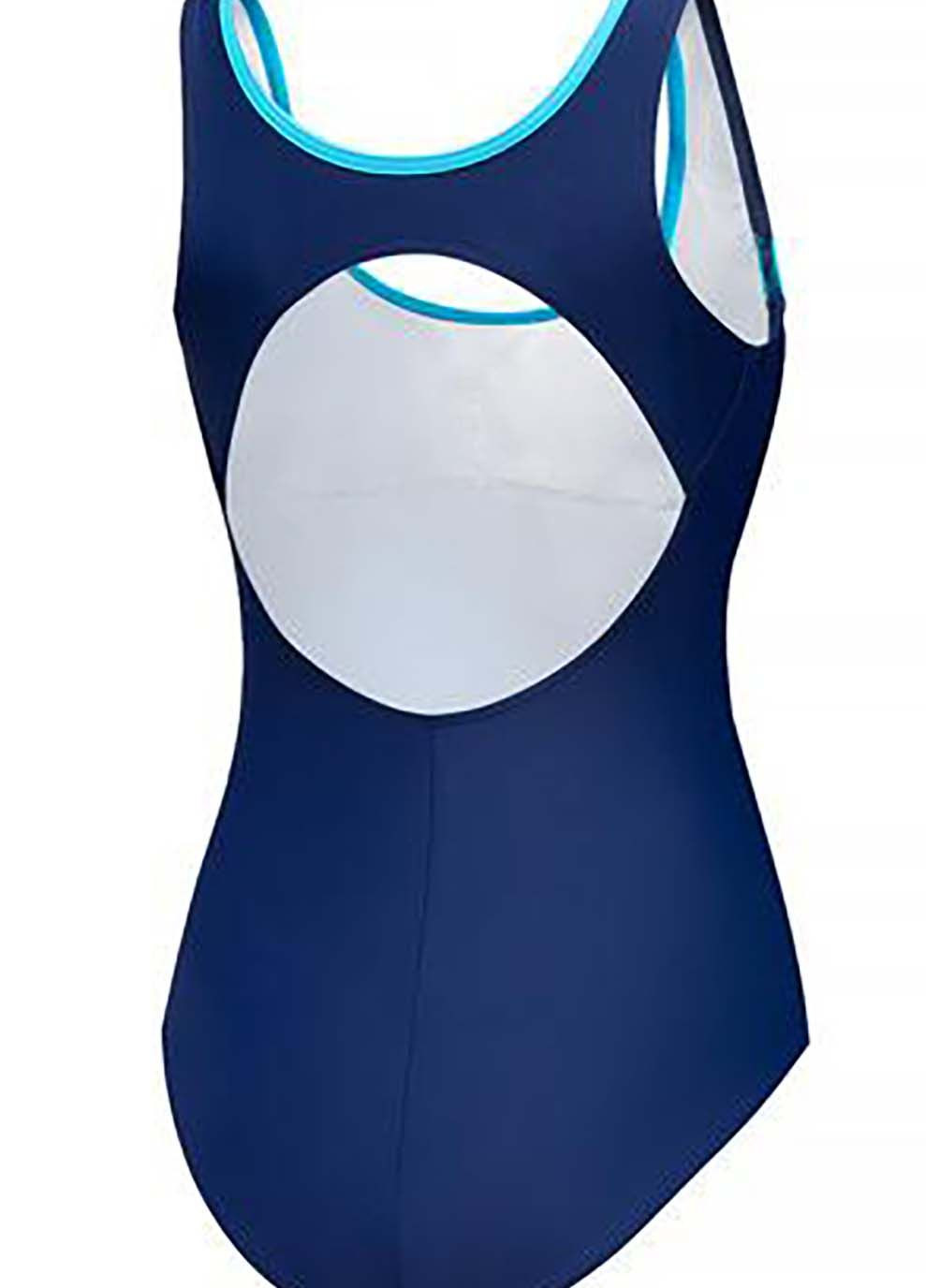 Комбинированный демисезонный женский купальник kate темно-синий, бирюзовый Aqua Speed