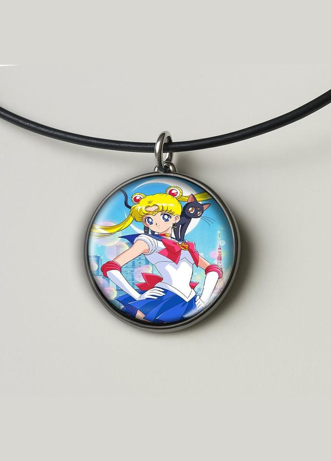 Набор подвеска (кулон) и брелок Аниме Сейлор Мун #04 (подарочный набор) No Brand (332633685)