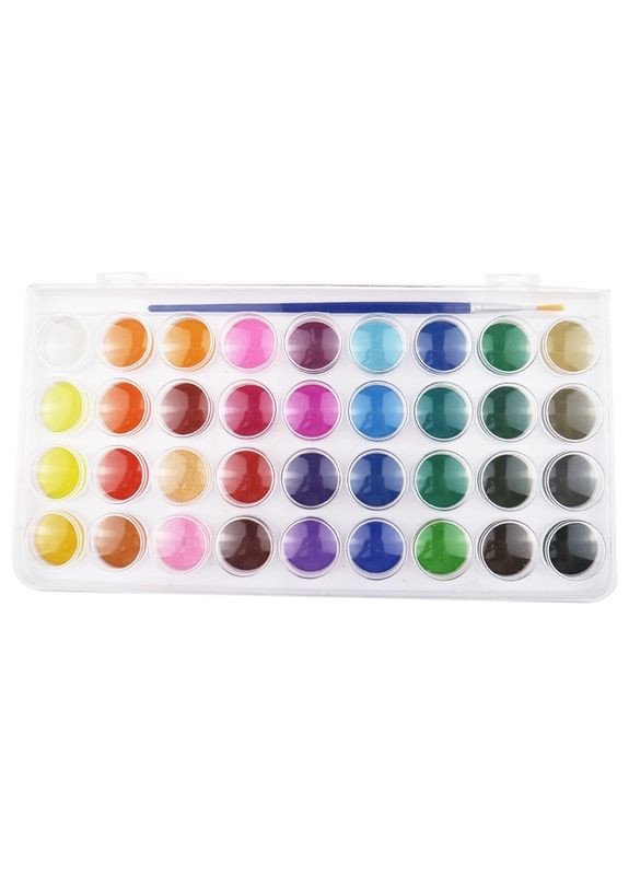 Фарби акварельні (великі кювети) 36 кольорів Yover (322650453)