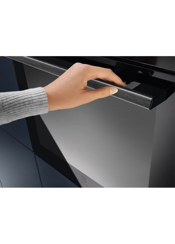 Духова шафа електрична, 72л, A+, пара, дисплей, конвекція, телескопічні напрямні, чорний Electrolux (322245461)