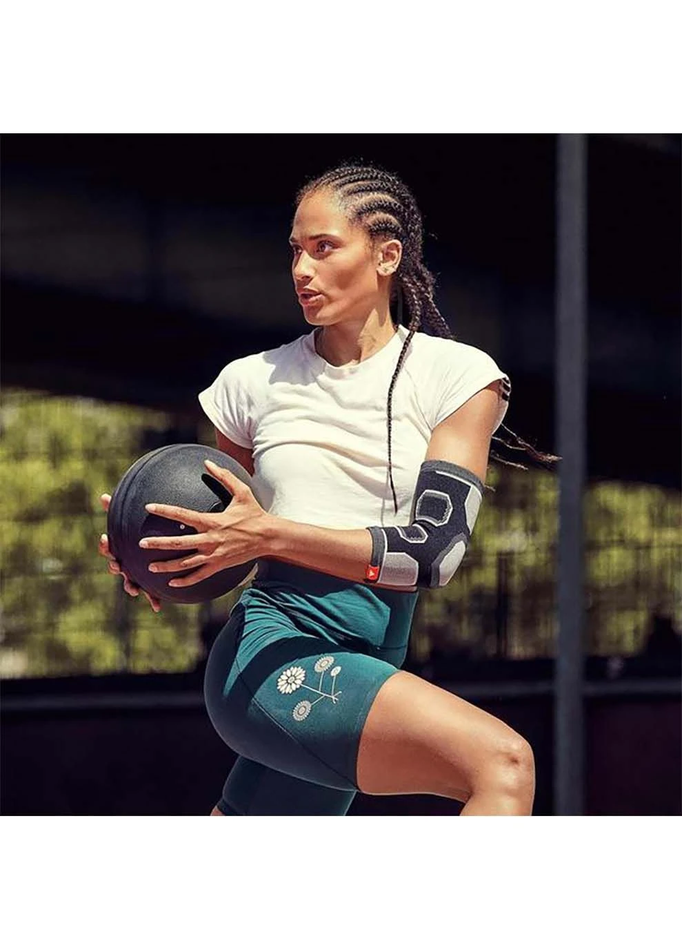 Фиксатор локтя Elbow Support Черный, Серый adidas (395621553)