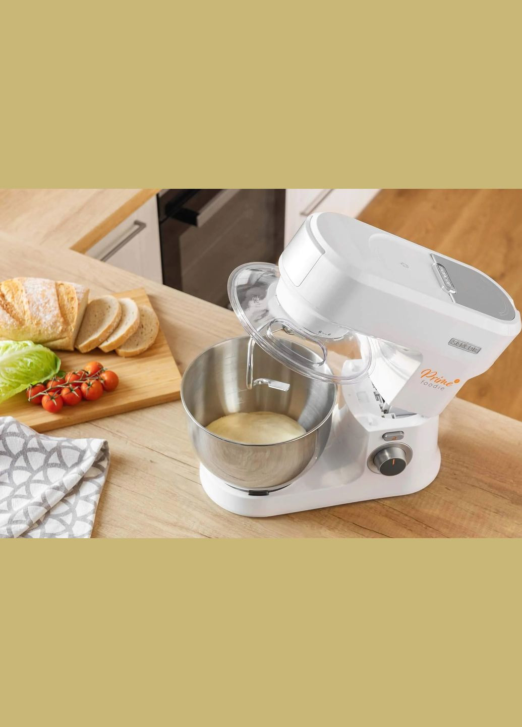 Кухонная машина 1000Вт, чаша-металл, корпус-пластик, насадок-12, белый Sencor (342113953)