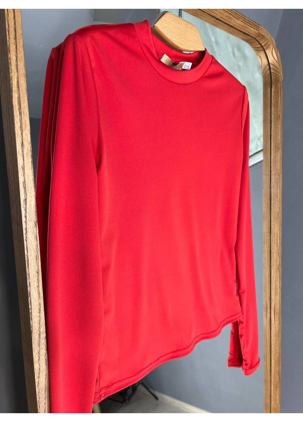 Лонгслів жіночий 5134 лонгслів рукав на палець кругле горло мікродайвінг one size Ariadna (317626500)