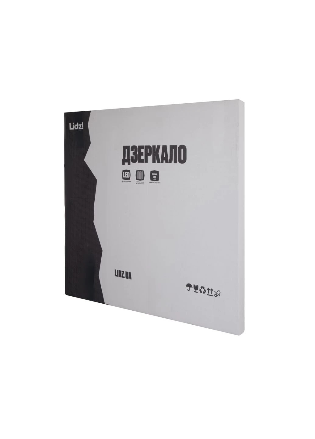 Зеркало Kubis () 700х700 с LED-подсветкой Touch, с антизапотеванием, с диммером, рег. яркости LDKU70070049287 LIDZ KU1 (390918197)