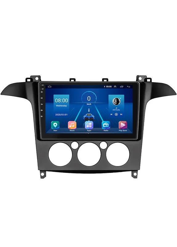 Штатна магнітола для Ford Galaxy II Рестайлінг ver 2 2010-2015 екран 9" 4/64Gb 4G Wi-Fi GPS Top 4 шт. Lesko (336198354)