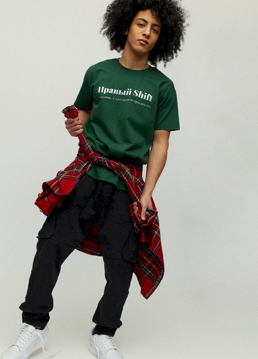 Темно-зеленая футболка мужская YAPPI