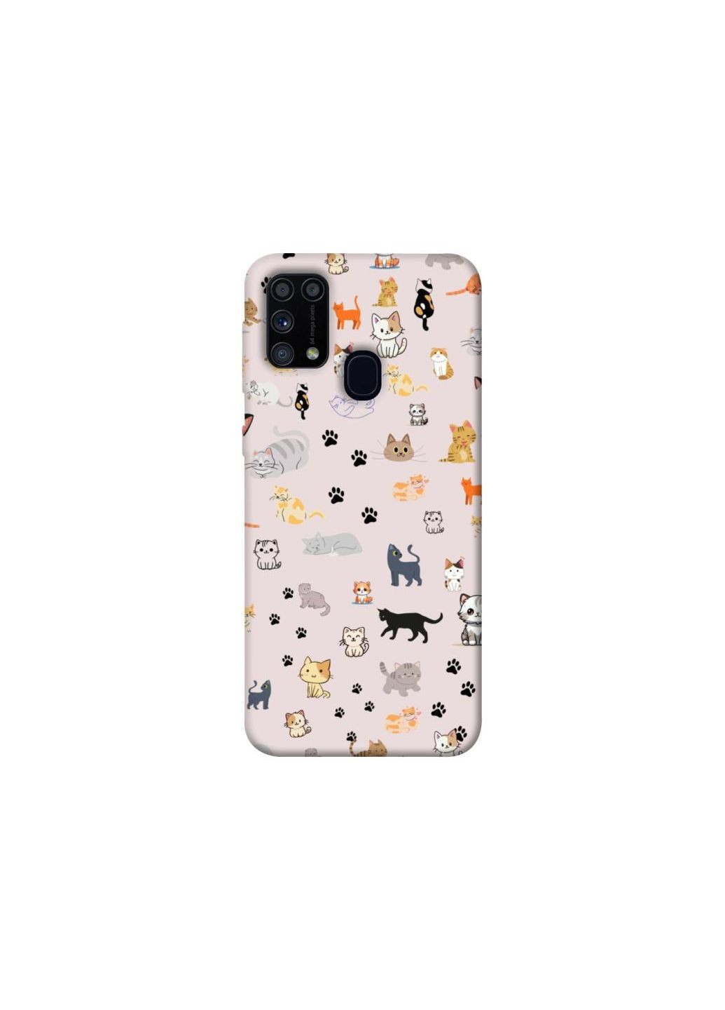 Чехол на Samsung Galaxy M31 Cat style ver.1 Frontalka (361097157)