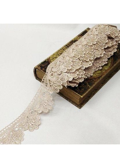 Кружево макраме 6CM (13M) Цвет-бежевый (729-42-173) Plus-plus (352750081)