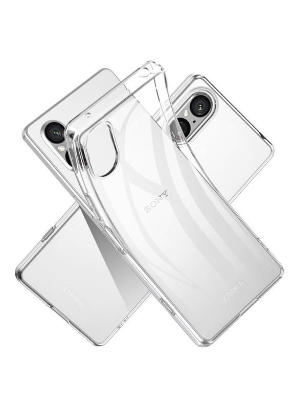 Чехол TPU Epic Transparent 1,5 mm для Sony Xperia 5 V Прозрачный Epik (372846081)
