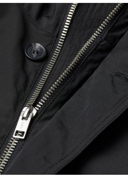 Чорна демісезонна чоловіча демісезонна чорна куртка розмір м H&M