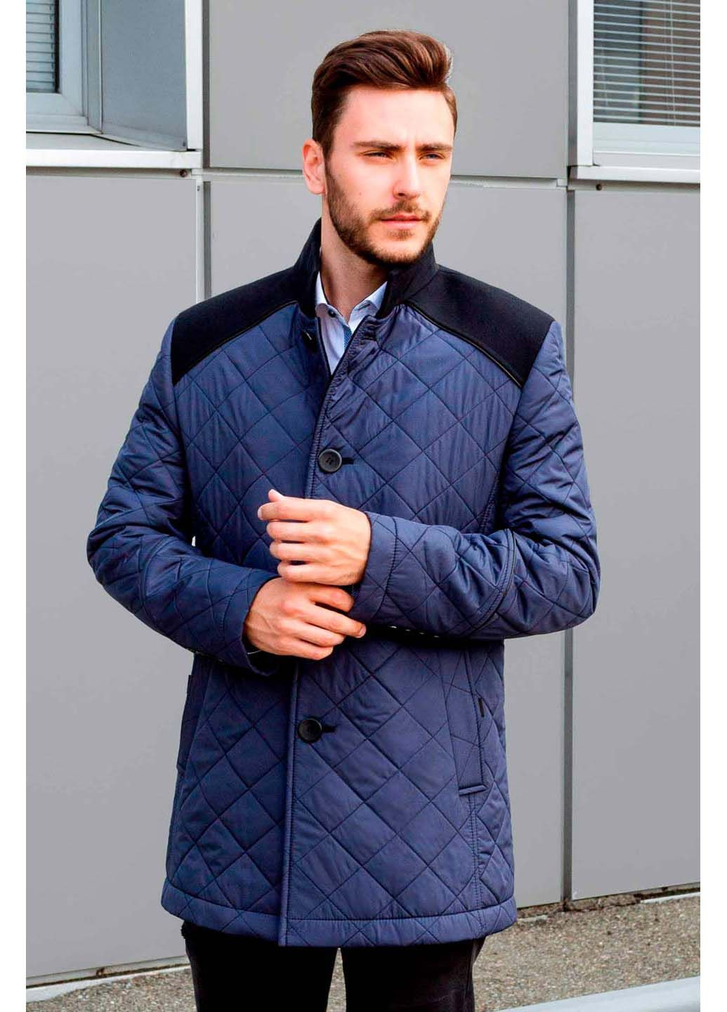 Темно-синя демісезонна куртка Sun's House