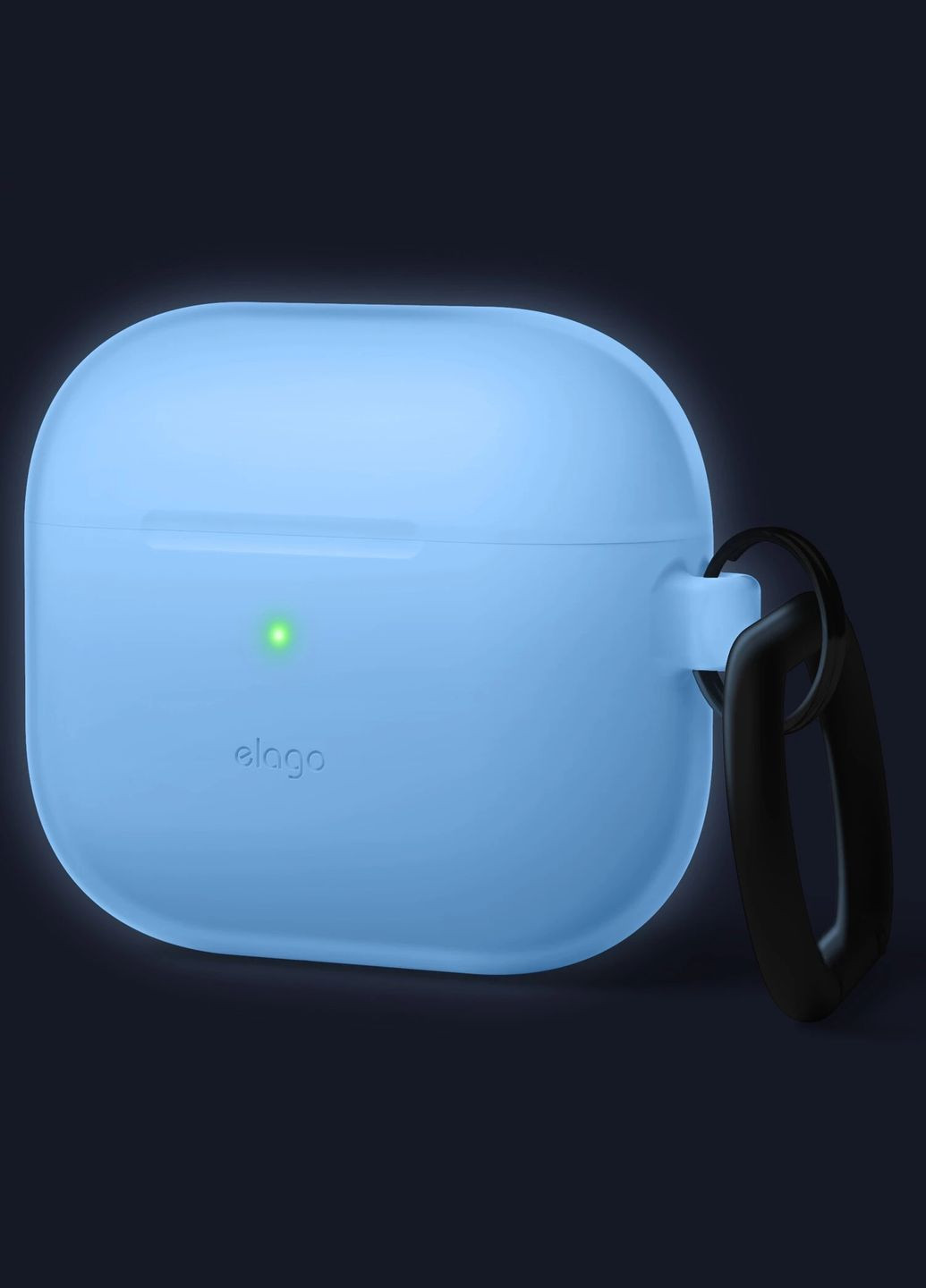 Чохол Hang Silicone Case Nightglow Blue для Airpods 3rd Gen Elago (302652314)