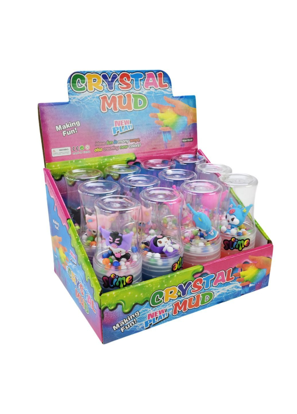 Антистрес слайм іграшка з персонажем Kuromi 15 см в асортименті - No Brand C24202 (371928095)