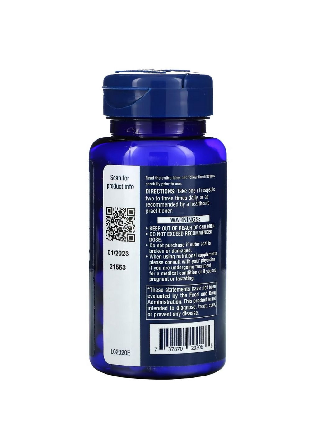Амінокислота Super Carnosine 500 mg, 60 вегакапсул Life Extension (293479023)