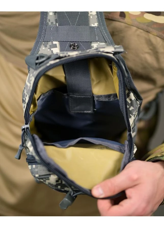 Тактическая нагрудная сумка Podium пиксель Oxford 1200D MOLLE бананка No Brand (393909087)