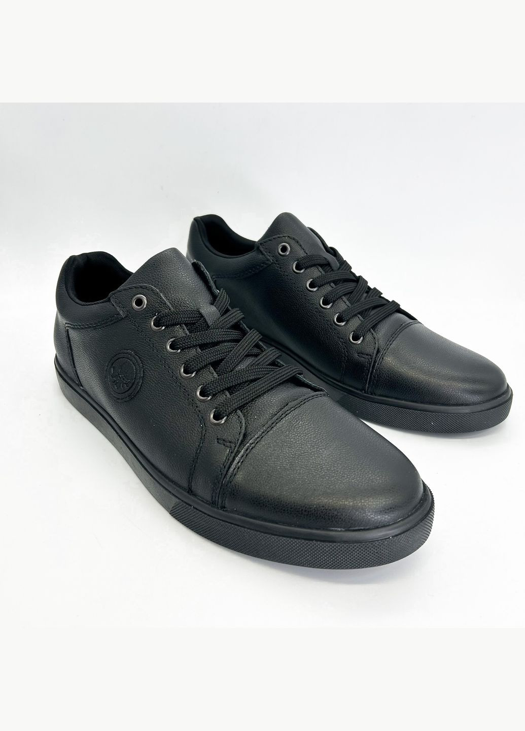 Черные кеды (р) кожа/экокожа 0-2-2-b-7014-00 Rieker