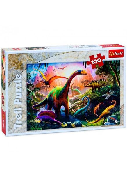 Пазлы Планета динозавров 100шт. (16277) Trefl (364113813)