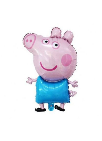 Фольгированный воздушный шар Свинка Пеппа Peppa Pig синий Flexmetal (326051828)