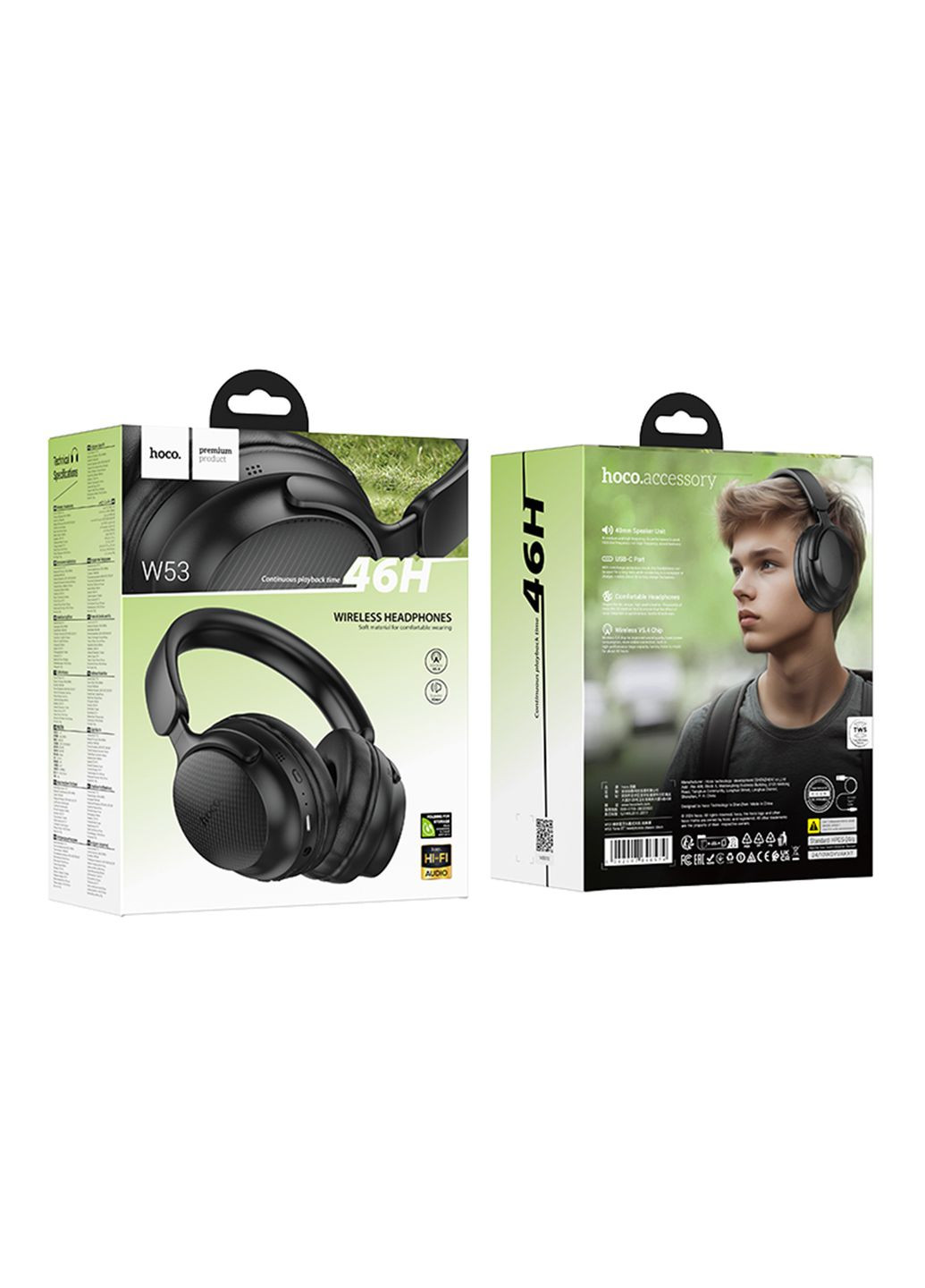 Бездротова Стерео Гарнітура W53 Hoco (337994088)