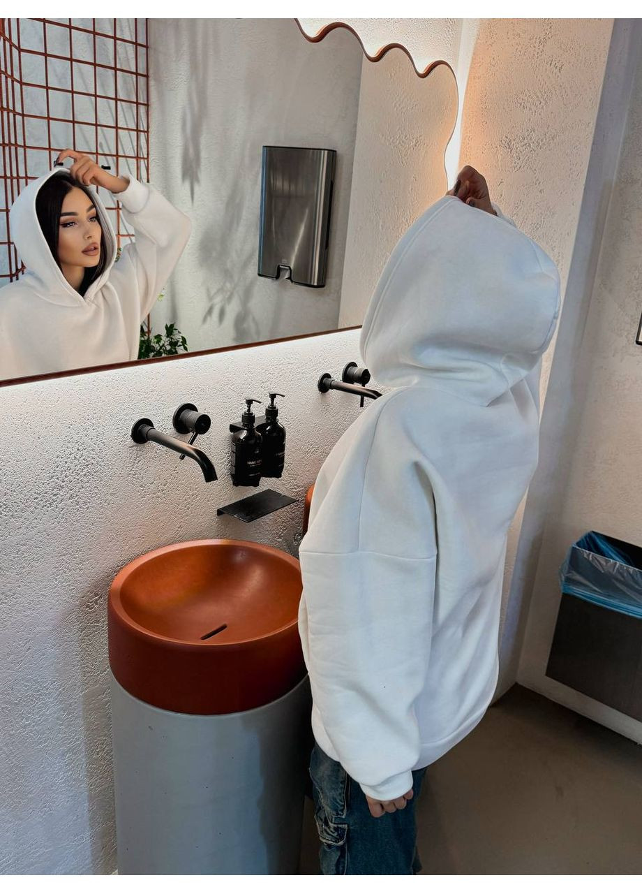 Оверсайз худі з капюшоном ЗАМІРИ В ОПИСІ DK/DL Мода без кордонів (365696670)