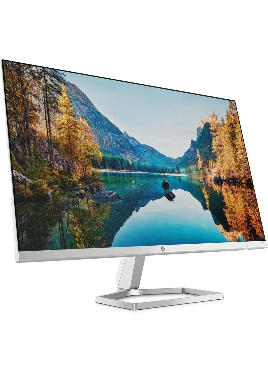 TFT 23.8" HP M24fw, FHD, IPS, HDMI, VGA, сріблястий з сірим Hewlett Packard (394073220)