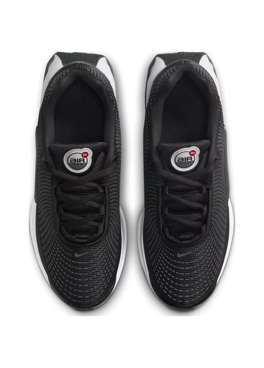 Черные кроссовки подростковые (gs) черно-белые fb8987-007 Nike AIR MAX DN