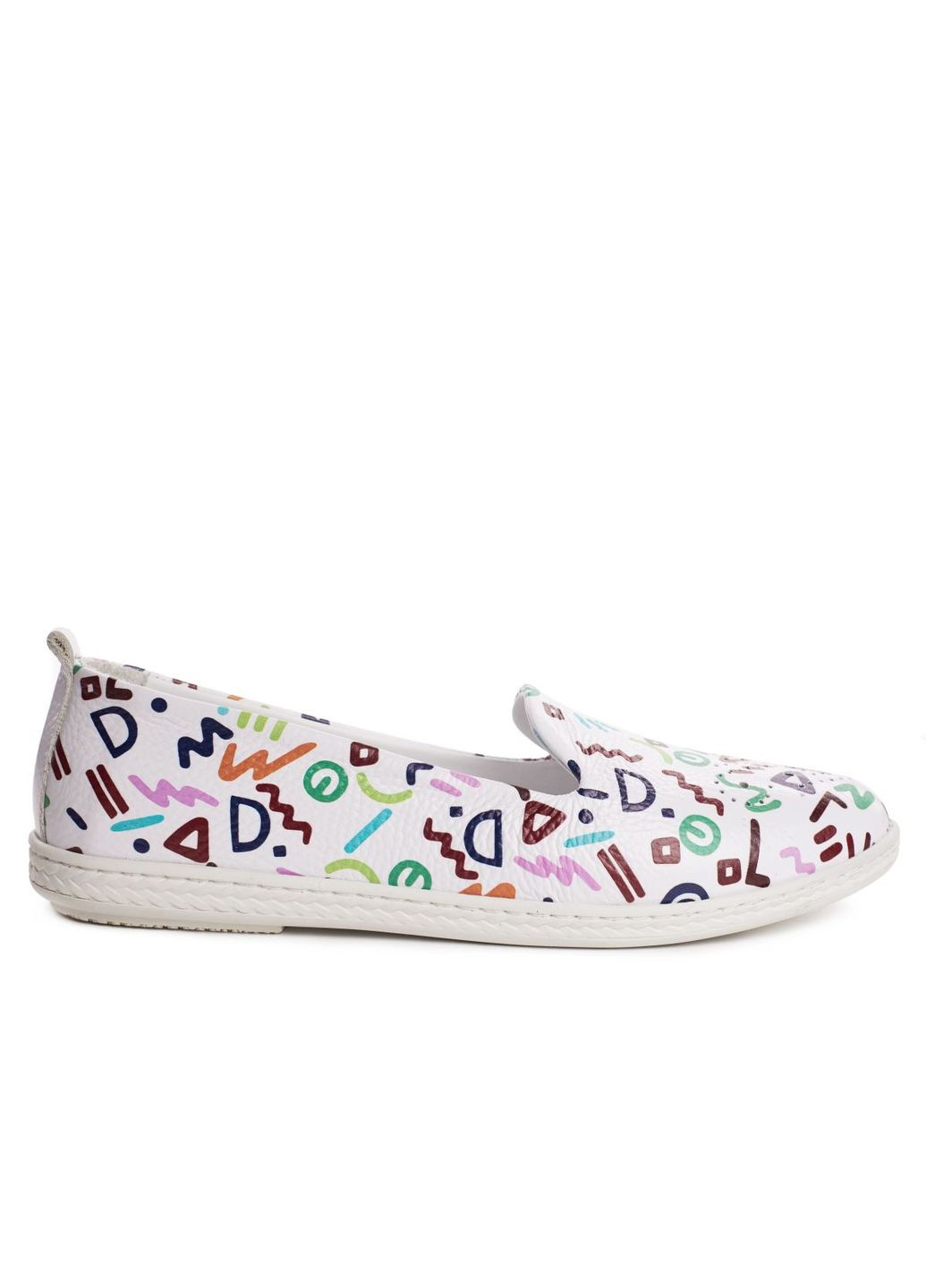 Женские кожаные балетки разноцветие 4700 Guero | комбинированные (331145672)