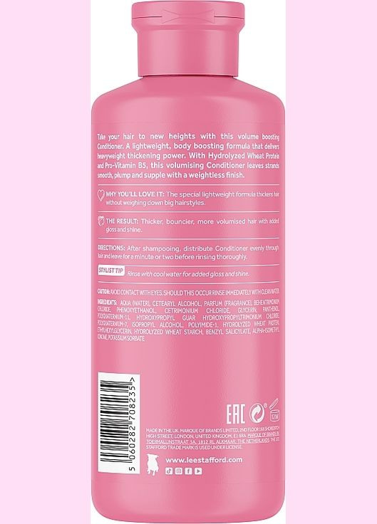 Кондиціонер для об'єму волосся Plump Up The Volume Conditioner 250ml (1294412-195907) Lee Stafford (368636301)