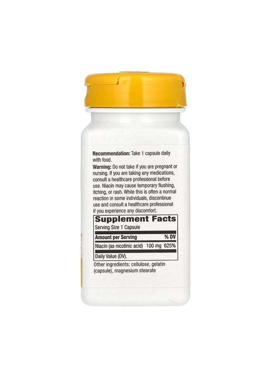 , ніацин, вітамін В3, 100 мг, 100 капсул Nature's Way (366667538)